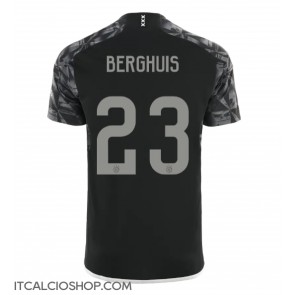 Ajax Steven Berghuis #23 Terza Maglia 2023-24 Manica Corta